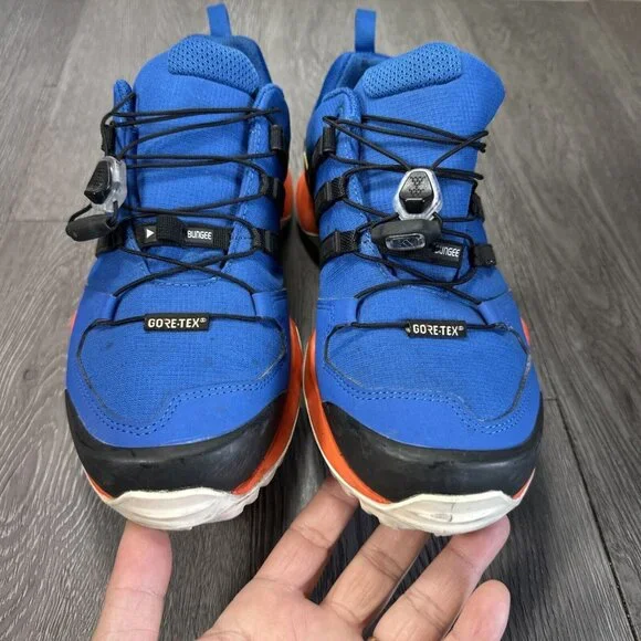 Adidas Terrex Swift R2 Gtx Blue Black Men 6 Women 7.5 Hiking Run Shoes